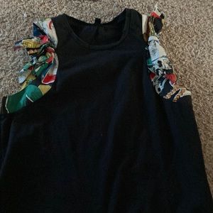 J crew shirt knit with bow sides size m